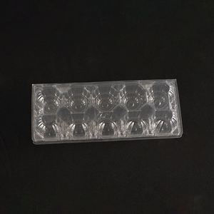 กล่องใส่ไข่ 10 หลุม วัสดุ PET โปร่งใส เป็นมิตรกับสิ่งแวดล้อม ถาดบรรจุไข่ไก่ขนาดใหญ่ พร้อมตัวอย่างฟรี - Product Image 1