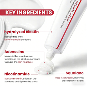 Crème hydratante de nuit anti-âge végane pour femmes, infusée à la Centella Asiatica et à l'acide hyaluronique, pour tous types de peaux - Product Image 6