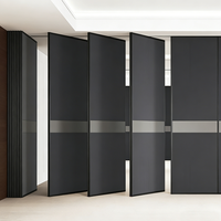 Panneaux de cloison coulissants pliants modernes en aluminium - Flexibles, durables, pliables, isolation acoustique très efficace pour hôpitaux, maisons et bureaux