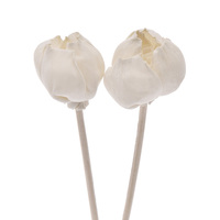 Bâtons de diffuseur de roseaux en rotin aromathérapie sans feu, décoration de salle de bains couleur primaire en forme de fleur