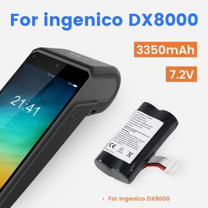 インジェニコ DX8000 DX4000 LD18650K-1 SWLB POS端末用交換用2S1P 18650リチウム電池パック POS端末バッテリー - Product Image 2