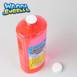 Vente flash d'été : Jouets à <span class=keywords><strong>bulles</strong></span> d'eau en plastique de 32 oz / 1000 ml, liquide à <span class=keywords><strong>bulles</strong></span> WANNA BUBBLES - Product Image 6