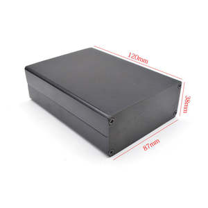 Caja Metálica Personalizada TZR con Recubrimiento de Polvo Negro para Equipos Eléctricos - Product Image 5