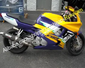 รถจักรยานยนต์สำหรับ HONDA CBR 600 CBR600 F3 1995 1996 สีม่วงสีเหลือง Fairings รถจักรยานยนต์ชุด