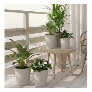 Maceta Grande de Plástico PP Ecológica, Retro y Creativa, para Palmeras, Decorativa, con Autorriego, de Alta Calidad - Product Image 1