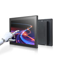 Écran tactile à cadre ouvert de 10,1 à 32 pouces, PC avec processeur sans ventilateur N100 J6412, RS232 RS485 pour distributeur automatique, HMI, kiosque