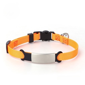 <span class=keywords><strong>Collar</strong></span> de Gato de Poliéster Personalizado con Grabado Láser de Etiqueta Metálica, <span class=keywords><strong>Collar</strong></span> de Lujo con Campana para Gatos - Product Image 6