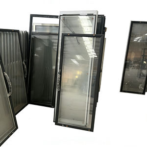 Porte en verre trempé anti-rayures pour vitrine de pâtisserie avec glissière fluide et double conception articulée - Product Image 2