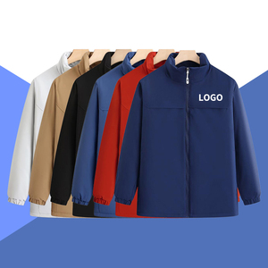 เสื้อกันลมลายพื้นสำหรับบุรุษ, คอตั้งมีซิปปิดลำลองอเนกประสงค์สำหรับฤดูใบไม้ผลิฤดูใบไม้ร่วง - Product Image 6