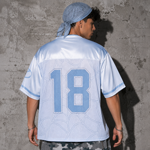 <span class=keywords><strong>T</strong></span>-shirts d'équipe de football <span class=keywords><strong>vintage</strong></span> bleu clair OEM, Camisetas De Hombre Futibol Futb <span class=keywords><strong>Basket</strong></span> 60% Polyeester 40% Coton Mundial - Product Image 2