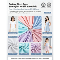 Manchons en tissu brocart tricoté super doux 3 jauges, extensibles dans les quatre sens, résistants à l'abrasion, pour la vente en gros, vêtements de plage, sous-vêtements, t-shirts