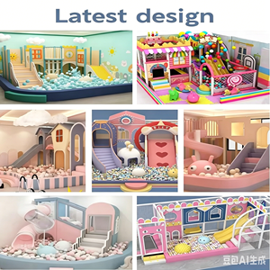 Equipo de Juegos Interior Vibrante para Niños, Puente Arcoíris Suave, Columpios de Nube, Espacios de Juego de Ensueño, Marca Saidi - Product Image 6
