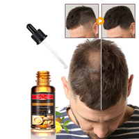 Solution nourrissante pour cheveux, adoucissante, huile pour croissance des cheveux au gingembre, soin capillaire