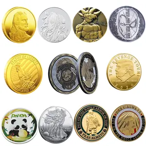 Metal Logo Token Souvenir moneda aluminio suministros personalizados personalizado 2d 3D colección personalizada monedas moneda 70mm inoxidable