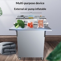 Machine d'emballage sous vide à buse externe sans chambre pour textiles, aliments, céréales et pièces de quincaillerie