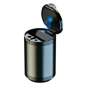 Cenicero de Coche Creativo, Moderno y Multifuncional de Metal y Plástico, Resistente a Altas Temperaturas, con Luz LED Decorativa, Personalizable, <span class=keywords><strong>Funway</strong></span> AST008 - Product Image 1