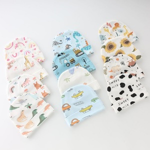 Chapeau pour bébé MIO Europe et Amérique pour garçons et filles, bonnet mignon à motif de dessin animé, chapeau en coton chaud tricoté pour nourrissons, coloré - Product Image 2