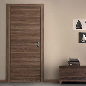 Portes d'intérieur en cristal de carbone MDF pour décoration élégante de surface finie intérieure d'appartement d'hôtel résidentiel - Product Image 3