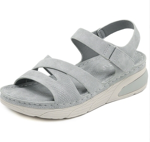 Sandali da spiaggia da donna UP-5506r 2025 <span class=keywords><strong>con</strong></span> cinturino alla caviglia <span class=keywords><strong>con</strong></span> sandali <span class=keywords><strong>con</strong></span> suola morbida <span class=keywords><strong>scarpe</strong></span> per l'estate - Product Image 1