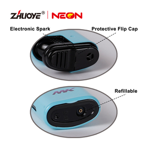 Encendedor de butano de alta calidad, mechero electrónico recargable portátil a Gas - Product Image 3