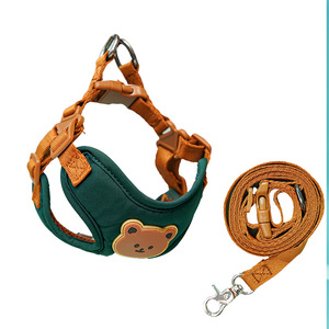 Weiwang Bear Harness Adjustable Chest Strap For Small Dogs <b>Pet</b> <b>Leash</b> Set - Product Image 3