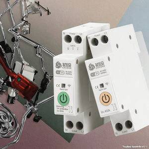 Disjoncteur intelligent WiFi 63A en cuivre 1P MCB avec télécommande sans fil et protection contre les surintensités pour maison connectée - Product Image 3