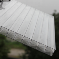 Feuille de structure murale en polycarbonate multiwall X, 30mm, avec fente pour panneau mural
