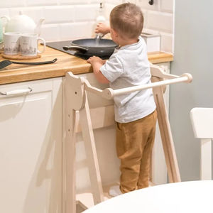 Torre <span class=keywords><strong>de</strong></span> Aprendizaje para Niños Pequeños <span class=keywords><strong>de</strong></span> Buena Calidad Exportada, Asistente 4 en 1 para Niños (Torre <span class=keywords><strong>de</strong></span> Aprendizaje Blanca para Niños Pequeños) - Product Image 1