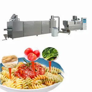 Mesin Pembuat Pasta Makaroni Otomatis/Industri Komersial Potongan Pendek Lini Produksi Pasta untuk Elbow Fusilli Macaroni Shell