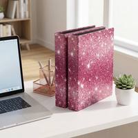 Carpeta de Anillas Personalizada con Tapa Dura, Carpeta Decorativa con Anillas para Organizador de Documentos, Portafolio Empresarial, Papelería Estética