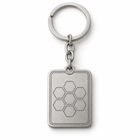 Porte-clés personnalisé avec motif nid d'abeille, logo personnalisable, promotionnel, vente en gros, souvenir, fabricant en gros