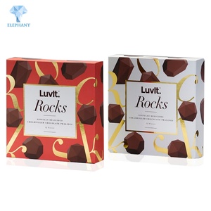 Custom Food Grade Colorful Wedding Chocolate Large <b>Foldable</b> Candy Cufflink Gift <b>Box</b> - Product Image 5