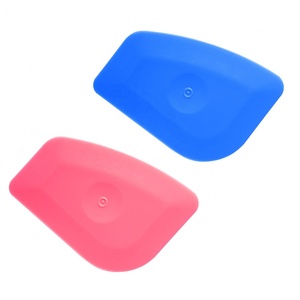 Aplicación de envoltura de vinilo Tint Lil Chizler Squeegee Car Wrapping Tools Mini Blue Soft Squeegee Contour Scraper - Product Image 6