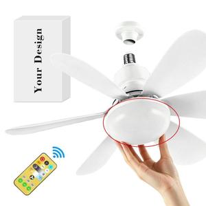 0728 Multi-level Regulation Smart <b>Fan</b> Light Portable Disassembly Design Brightness Adjustment <b>Remote</b> <b>Control</b> <b>Ceiling</b> - Product Image 4