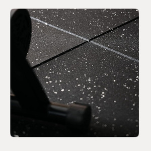 Black Rubber Tiles Outdoor Rubber Flooring Tile Gym <b>Floor</b> <b>Mats</b> for Playground - Product Image 4