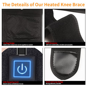 Günstiges Schmerzlinderungsgerät für Arthritis-Kniegelenkbehandlung Elektrisches Kniemassagegerät mit Wärmekompresse Kniemassagegerät mit Wärmefunktion - Product Image 4