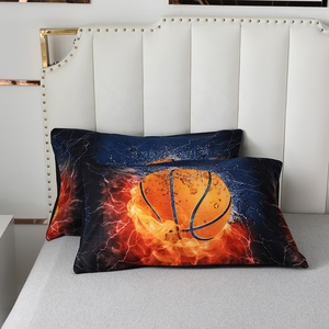 Vỏ Gối In Kỹ Thuật Số Bóng Đá Bóng Rổ Dòng Thể Thao Xu Hướng Thời Trang, Bộ Đồ Giường Polyester Gia Dụng - Product Image 6
