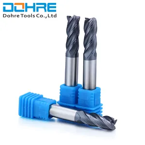 DOHRE Good Sale Carbide Corner Radius End Mill Tools HRC55 Cutter For Cutting Steel