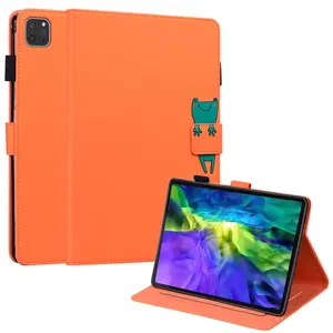 Ipad 11 için sevimli karikatür koruyucu kılıf lüks pu tpu darbeye dayanıklı ipad kılıfı 10.2/11/5/6/7/8/9