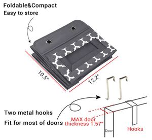 Organizador Colgante para Puerta, Organizador de Almacenamiento para Despensa y Armario con 5 Bolsillos Grandes - Product Image 4