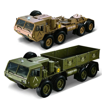 2.4G sans fil 1/12 rapport 4X4 roue motrice camion militaire remorque modèle 8RC télécommande jouet