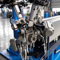Ligne de coextrusion à trois couches pour câbles coaxiaux et RF