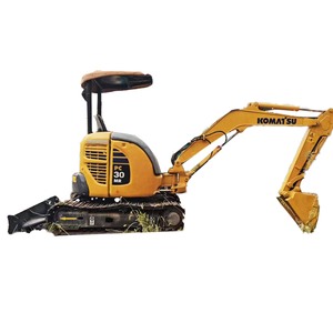 รถขุดขนาดเล็ก Komatsu PC30 มือสองจากญี่ปุ่น น้ำหนัก 3 ตัน แบบตีนตะขาบ บูมหมุนได้ เครื่องยนต์ Komatsu ปั๊มไฮดรอลิก KYB - Product Image 6