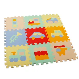 9pcs 아기 에바 거품 직소 퍼즐 놀이 매트 타일 세트 30x30cm 다다미 크롤링 연동 바닥 패드