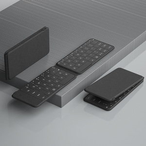 Clavier sans fil Bluetooth pliable ultra-fin avec pavé tactile, mini clavier Bluetooth portable pliable pour HarmonyOS, Android, Windows, iOS, <span class=keywords><strong>Mac</strong></span> - Product Image 1
