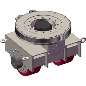 agv差速器重型转向驱动轮zl-600 10轮胎车轮重新安装滚轮履带管滚轮