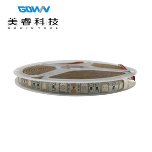 Hiệu quả cao IP65 5050 LED dải ánh sáng linh hoạt 12V/24V DC SFL tán màu xanh với nhiều màu tùy chọn chế độ điều khiển bằng giọng nói - Product Image 1