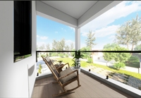 Service de design d'intérieur 3D George Flat & Apartment avec graphisme, style contemporain, garantie de 5 ans