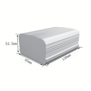 Hongfa Shunda HF-A-45 6063 Aluminum Alloy IP54 Junction Box with Powder Coating Split Design Custom Circuit Board 130x95x54.5mm - Product Image 1