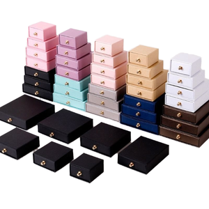 Boîtes à bijoux de style tiroir, multicolores, avec boucle, pour petits bijoux, vente en gros, boîtes à bijoux à tiroirs - Product Image 1